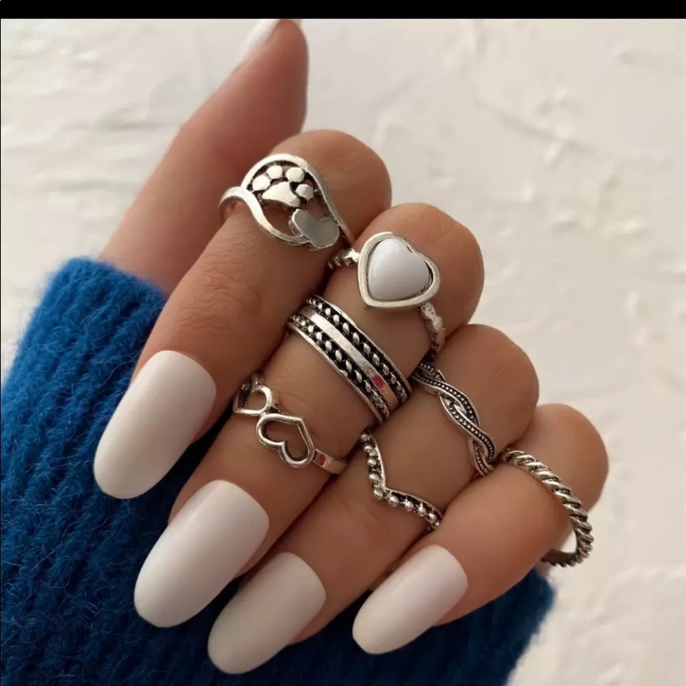 Stackable rings set